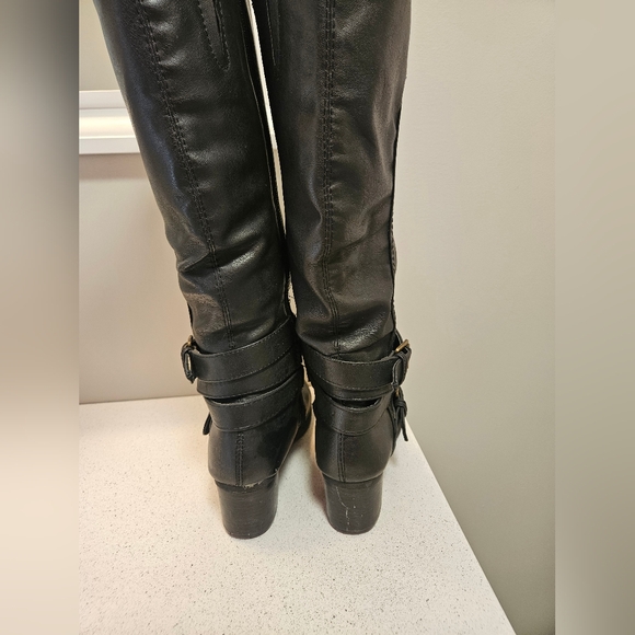 Womens black boots - Picture 7 of 9